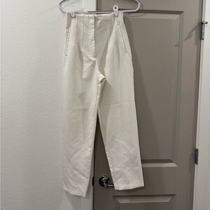 Zara White Trousers